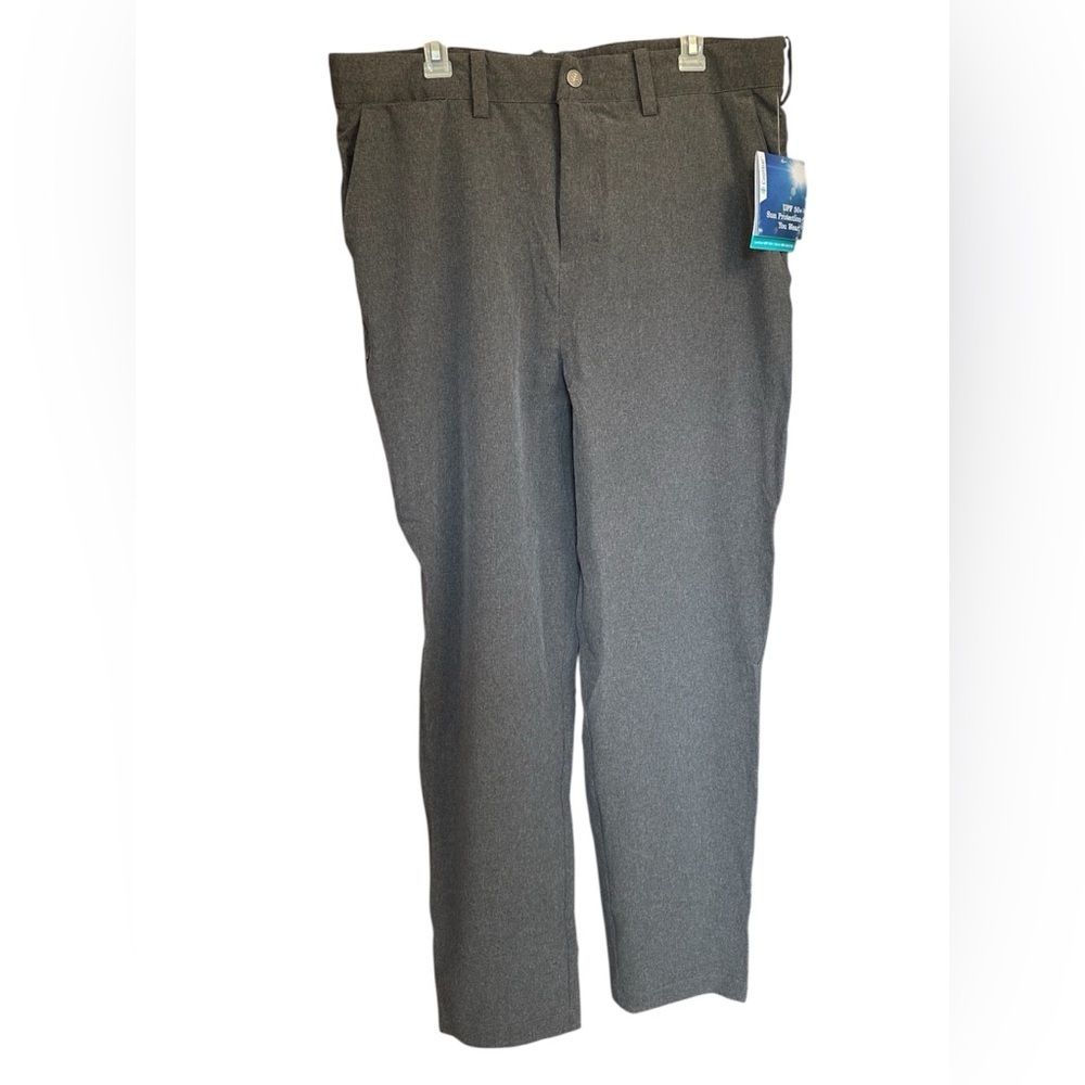 Coolibar Avalos Travel Pant UPF 50+ Protection Gray Grey Size 38X32 Men’s